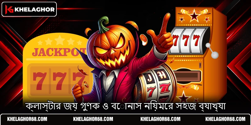 ক্লাস্টার জয় গুণক ও বোনাস নিয়মের সহজ ব্যাখ্যা ক্লাস্টার জয় গুণক ও বোনাস নিয়মের সহজ ব্যাখ্যা