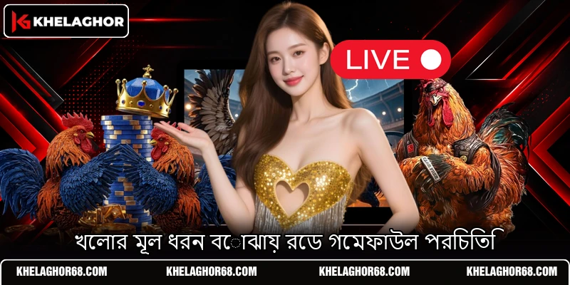 খেলার মূল ধরন বোঝায় রেড গেমফাউল পরিচিতি