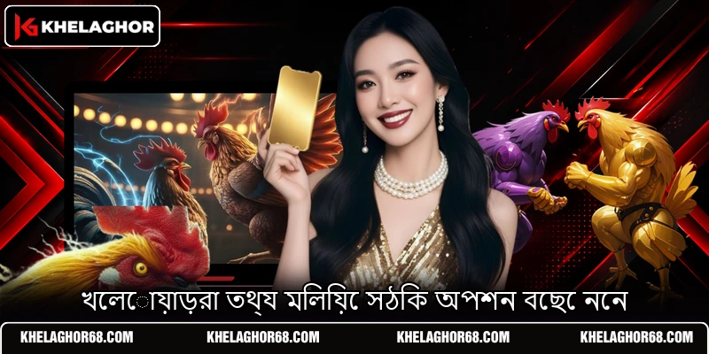 খেলোয়াড়রা তথ্য মিলিয়ে সঠিক অপশন বেছে নেন খেলোয়াড়রা তথ্য মিলিয়ে সঠিক অপশন বেছে নেন