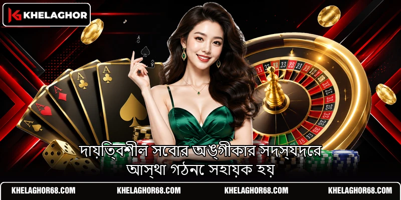 দায়িত্বশীল সেবার অঙ্গীকার সদস্যদের আস্থা গঠনে সহায়ক হয় দায়িত্বশীল সেবার অঙ্গীকার সদস্যদের আস্থা গঠনে সহায়ক হয়