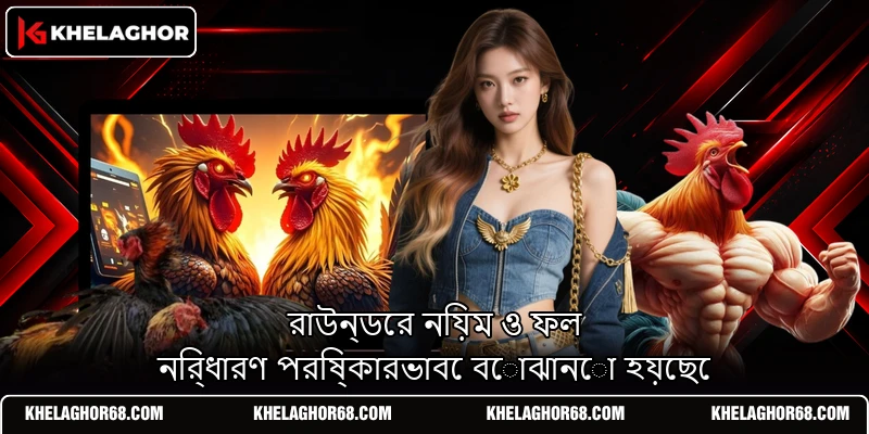 রাউন্ডের নিয়ম ও ফল নির্ধারণ পরিষ্কারভাবে বোঝানো হয়েছে রাউন্ডের নিয়ম ও ফল নির্ধারণ পরিষ্কারভাবে বোঝানো হয়েছে