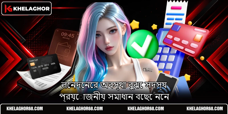 লেনদেনের অবস্থা বুঝে সদস্য প্রয়োজনীয় সমাধান বেছে নেন